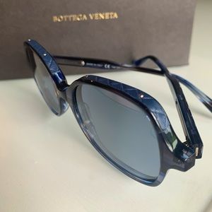 Bottega Veneta Blue Sunglasses